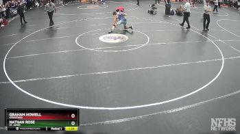 5A 132 lbs Semifinal - Nathan Rose, St. James vs Graham Howell, Stratford