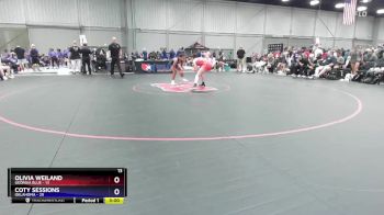 115 lbs 4th Wrestleback (16 Team) - Olivia Weiland, Georgia Blue vs Coty Sessions, Oklahoma