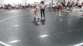 130 lbs Round 3 - Kylee Hopkins, RPA Wrestling vs Hailey De Meglio, Central Florida Wrestling