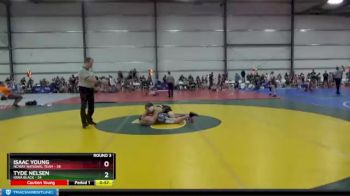 130 lbs Round 3 - Tyde Nelsen, Iowa Black vs Isaac Young, NCWAY National Team