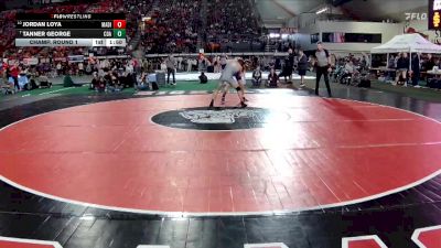 6A 132 lbs Champ. Round 1 - Tanner George, Coeur D Alene vs Jordan Loya, Madison
