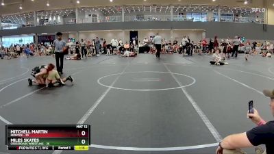 88 lbs Round 5 (6 Team) - Miles Skates, Crossroads Wrestling vs Mitchell Martin, Irontide