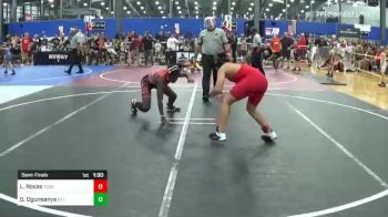 114 lbs Semifinal - Leonardo Rosas, Toss 'em Up vs David Ogunsanya, Rtl