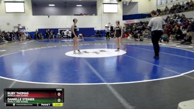 120G Quarterfinal - DANIELLE STEINER, Wasilla High School vs RUBY THOMAS, Wasilla High School