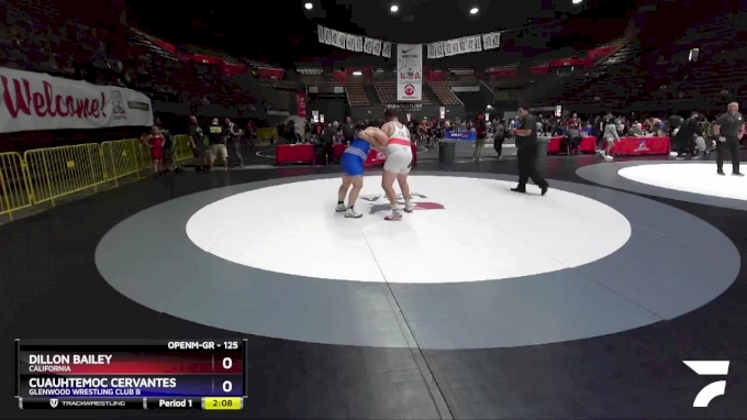 125 Lbs Quarterfinal - Dillon Bailey, California Vs Cuauhtemoc ...