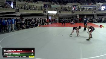 97 lbs 1st Place Match - Zachary Huebner, MAHACA vs Pitzenberger Grady, No-Nonsense