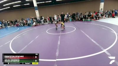 49-51 lbs Quarterfinal - Devin Kendrick, Powerhouse Wrestling vs Princeton Ryncarz, Mission Wrestling Club