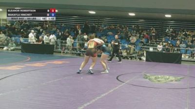 160 lbs Consi Of 16 #2 - Eleanor Robertson, IN vs Makayla Hinchey, SC