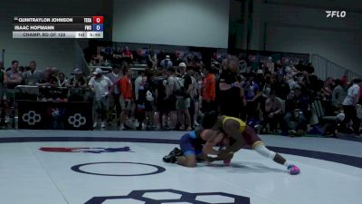 74 kg Champ. Rd Of 128 - Quintraylon Johnson, Texas vs Isaac Hofmann, Falcons Wrestling Club