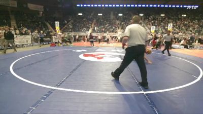 4A-165 lbs 5th Place Match - Michael Rodriguez, Central vs Weston McLaughlin, Riverton
