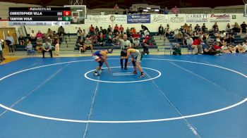 144 lbs Round 3 (3 Team) - Tanyon Volk, Coolidge High School vs Christopher Villa, Ironwood Ridge High School