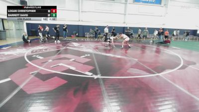 C-132 lbs 5th Place - Logan Christopher, MI vs Barrett David, NY