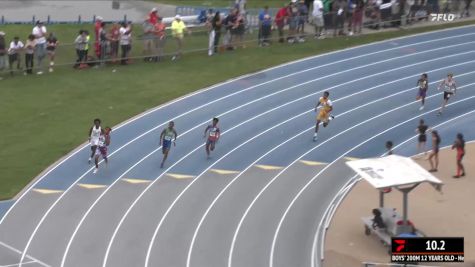 Youth Boys' 200m, Finals 1 - Age 12