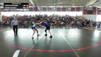 138 lbs Semifinal - Katelyn Belanger, Lawrence vs Asher Polanco, Methuen