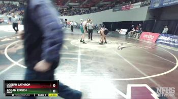 2A/1A-182 Quarterfinal - Joseph Lathrop, Elgin vs Logan Kirsch, Regis