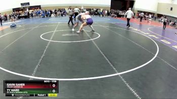 175B Semifinal - Gavin Saner, Valley Center HS vs Ty Ward, St. Pius X (Kansas City)