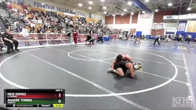 170 lbs Cons. Round 2 - Nick Gomez, La Sierra vs Randee Torres, Arroyo