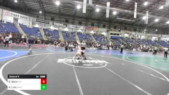 78 lbs Consi Of 4 - Benjamin Baca, Pikes Peak Warriors vs Alden Luis, Bear Cave WC