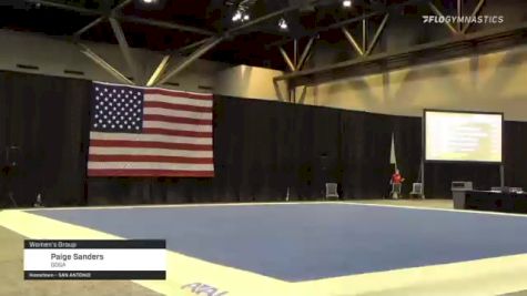 Paige Sanders - Women's Group, GOSA - 2021 USA Gymnastics Championships