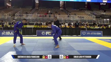 Emilio Lars Pettersson vs Gustavo De Souza Francelino 2025 Pan Jiu Jitsu IBJJF Championship