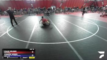 138 lbs Cons. Round 1 - Chase Gruber, Wisconsin vs Connor Weber, Saint Croix Falls High School Wrestling