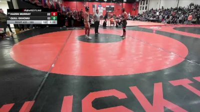 190 lbs Cons. Round 3 - Hazen Murray, St. Charles (EAST) vs Quill Ekhomu, Elmhusrt (IC CATHOLIC)