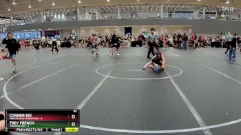 52 lbs Round 1 (6 Team) - Trey French, Triangle WA vs Conner Dix, Crossroads Wrestling