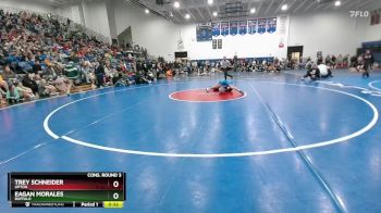 132 lbs Cons. Round 3 - Trey Schneider, Upton vs Eagan Morales, Buffalo
