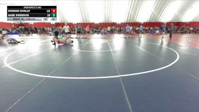 116-117 lbs Round 2 - Kiernan Dunlay, Cedar Rapids Prairie vs Gabe Swenson, Zimmerman