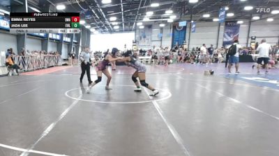 132 lbs Rr Rnd 1 - Emma Reyes, Diesel Wrestling Academy Orange vs Jada Lee, Evil Empire