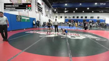 115 Girls Semifinal - Briana Ross, San Marcos vs Audrina Beltran, Central Union