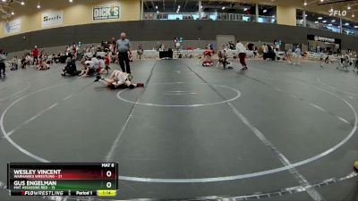 80 lbs Round 2 (6 Team) - Wesley Vincent, Warhawks Wrestling vs Gus Engelman, Mat Assassins Red