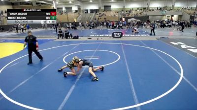 80 lbs Quarterfinal - Knox Rader, Pride Wrestling Club vs Micah Daniel, Rabbit Wrestling Club