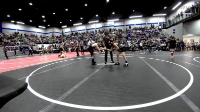 85 lbs Semifinal - Gunner Jackson, Tecumseh Youth Wrestling vs Marshall Vaughn, Sulphur Youth Wrestling Club