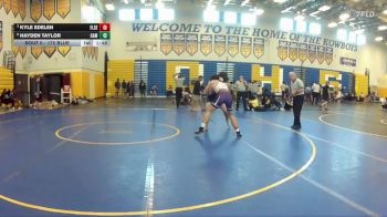 175 Blue Quarterfinal - Kyle Edelen, Fletcher Senior vs Hayden Taylor, Camden