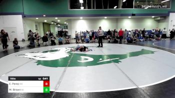 70 lbs Consolation - Esaias Perez, MD vs Mason Brown, NC