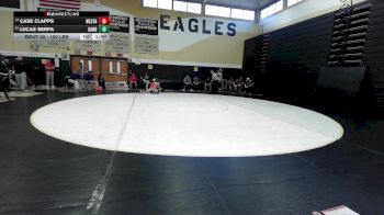 150 lbs Round Of 32 - Case Clapps, Westhill vs Lucas Serpa, Danbury