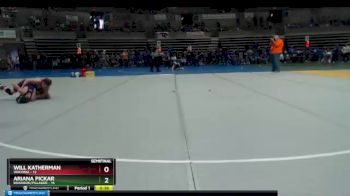 80 lbs Semis & 1st Wrestleback (8 Team) - Ariana Pickar, Brainerd/Pillager vs Will Katherman, Waconia