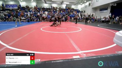 52 lbs Rr Rnd 1 - Roman Payne, Hilldale Youth Wrestling Club vs Colton Tecumseh, Mojo Grappling Academy