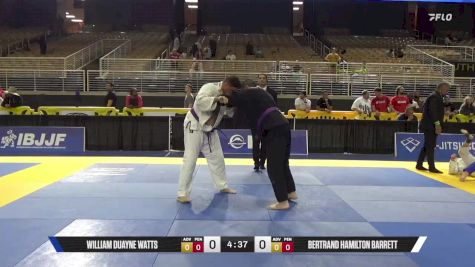 Bertrand Hamilton Barrett vs William Duayne Watts 2025 Pan Jiu Jitsu IBJJF Championship