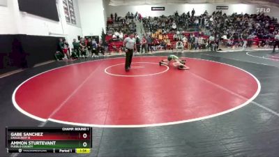 106 lbs Champ. Round 1 - Ammon Sturtevant, Pueblo County vs Gabe Sanchez, Eaglecrest B