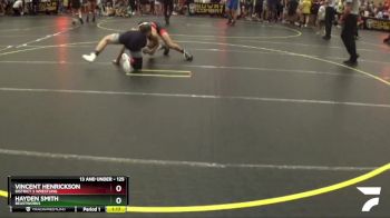 125 lbs Champ. Round 1 - Vincent Henrickson, District 3 Wrestling vs Hayden Smith, Beastworks