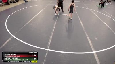 77 lbs Cons. Semi - Jacob Mead, Pinnacle Wrestling Club vs Brooks Lusian, St. Francis Gladiators Wrestling Club