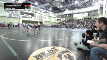 135 lbs Semifinal - Allison Diaz, MONROE vs Angeleen Castaneda, CHATSWORTH