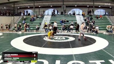 138 lbs Cons. Round 4 - Jacob Inserra, Don Bosco vs Kendall Mason, St. Frances Academy