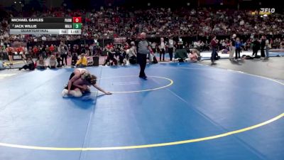 3A 113 lbs Quarterfinal - Michael Gahles, Parma vs Jack Willie, Malad