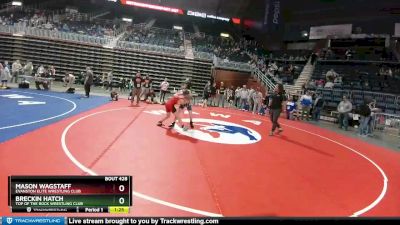 114 lbs Cons. Semi - Mason Wagstaff, Evanston Elite Wrestling Club vs Breckin Hatch, Top Of The Rock Wrestling Club