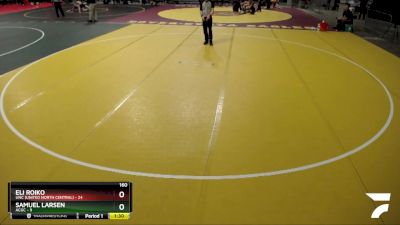 160 lbs Quarterfinals (8 Team) - Samuel Larsen, ACGC vs Eli Roiko, UNC (United North Central)