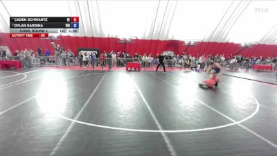 157 lbs Cons. Round 5 - Caden Schwartz, RT Elite vs Dylan Sardina, Wisconsin