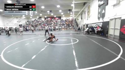 120 lbs Champ. Round 2 - Osvaldo Mendoza, Arroyo vs Isaac Ortega, Costa Mesa